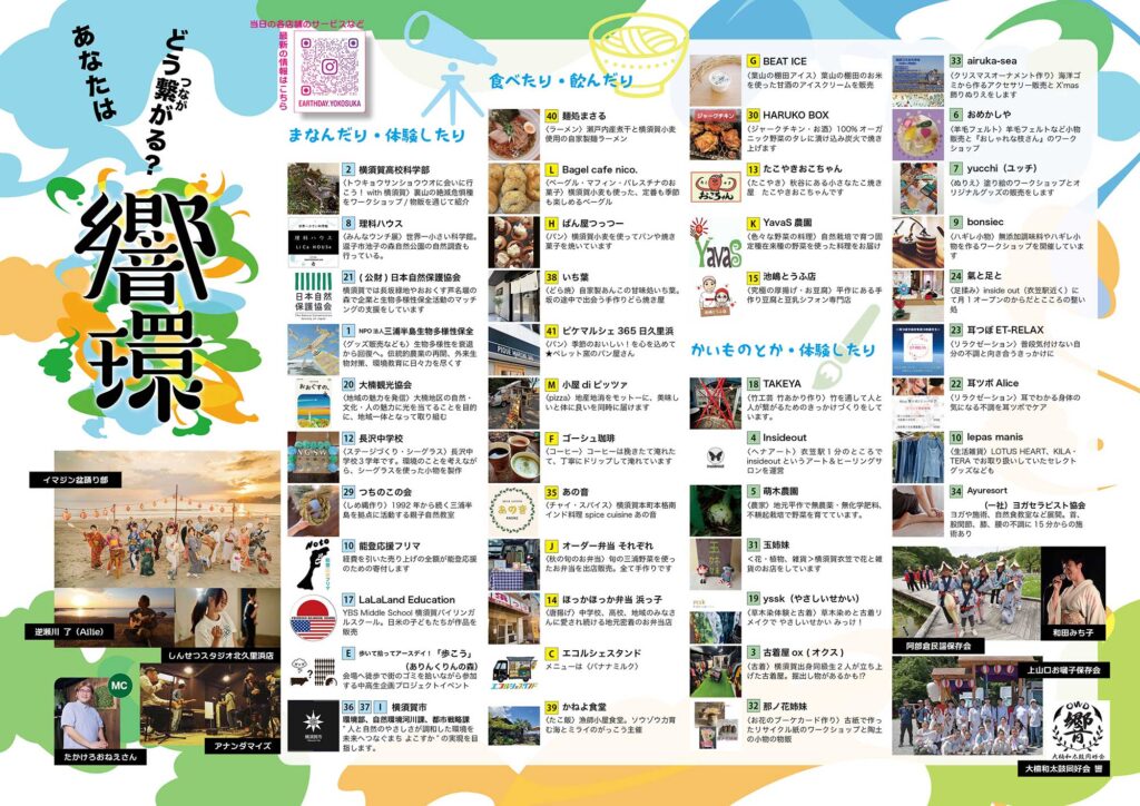 アースデイ横須賀2025 プログラムの裏面